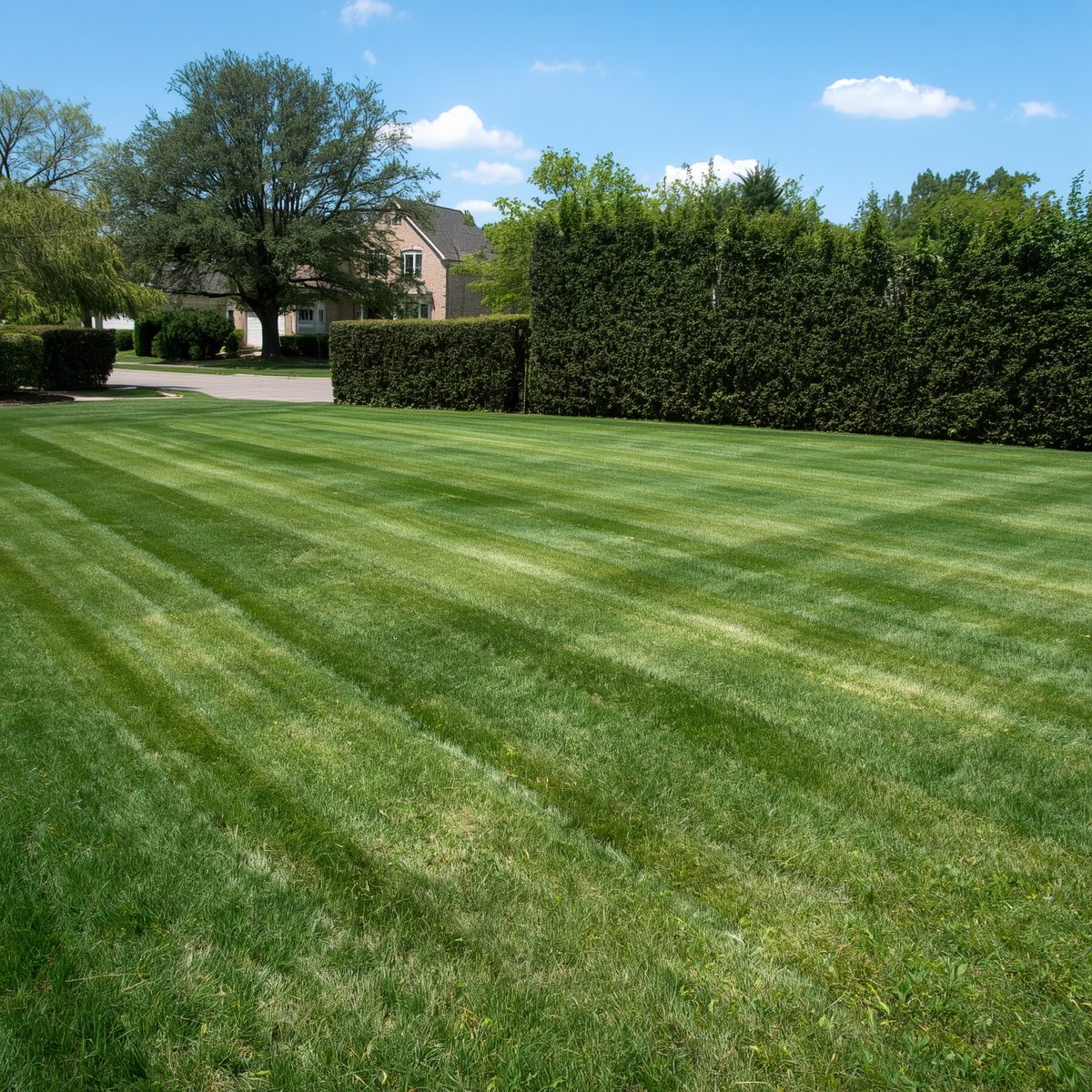 Lawn mowing and edging in Forney TX