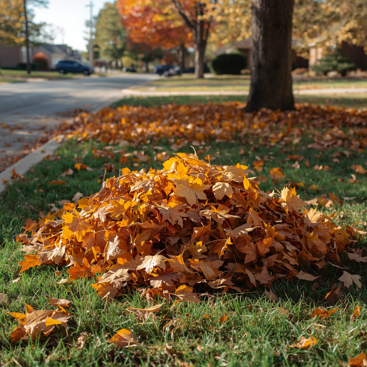 Seasonal yard cleanup in Forney TX